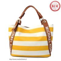 michael kors striped logo groot geel bakken Winkel Almere xvlq0883